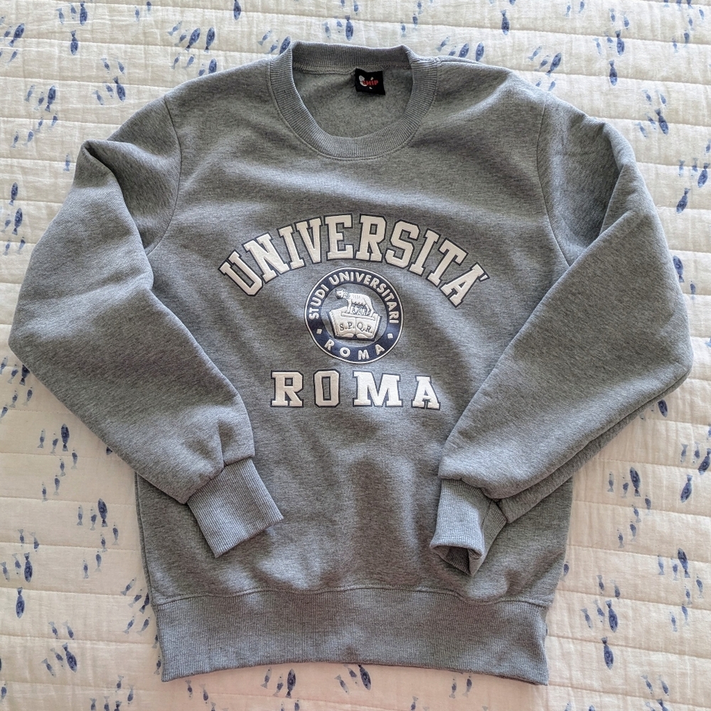 Italian Universita Roma Unisex Sweatershirt